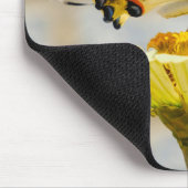 Vlinder, bloemen, natuur muismat (Hoek)