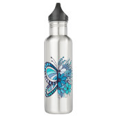 Vlinder Bloemen Roestvrij staal Waterfles Waterfles (Links)