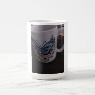 vlinder bloemenmok koffiemok