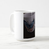 vlinder bloemenmok koffiemok (Voorkant links)