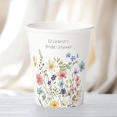 Vlinder Bloementuin Bruidsfeest Papieren Bekers
