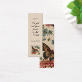 vlinder bloemig elegant bijbelvers mini visitekaartjes (Bureau)