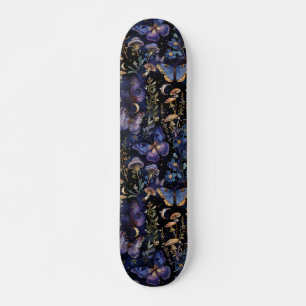 Vlinder Bloemig Hemels Mysterieus Donker Patroon Persoonlijk Skateboard