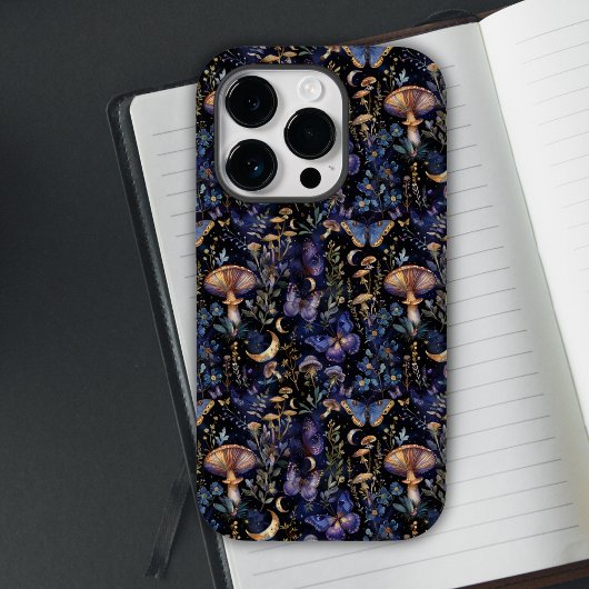 Vlinder Bloemig Hemels Mysterieus Patroon Case-Mate iPhone Case