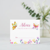 Vlinder Bloemrijke Shower Advies Voor De Aankomend (Staand voorkant)