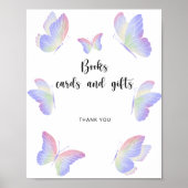 Vlinder boeken kaarten en cadeaus poster (Voorkant)