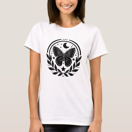 Vlinder boho mysticus t-shirt (Voorkant)