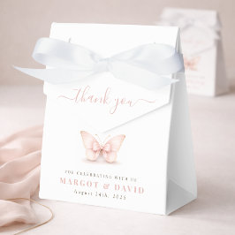 Vlinder Boog Koppel Baby Shower Bedankt Bedankdoosjes