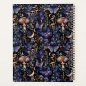 Vlinder Botanisch Hemels Mystiek Patroon Planner (Achterkant)