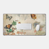 vlinder botanische ephemera ontkoppeling bureaumat (Keyboard & Muis)