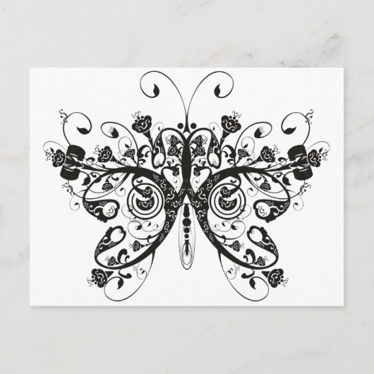 Vlinder Briefkaart (Voorkant)