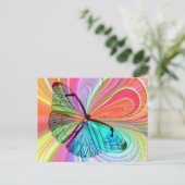 vlinder briefkaart (Staand voorkant)