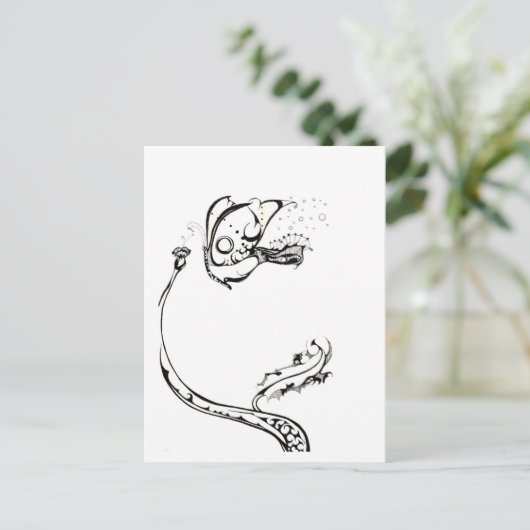 Vlinder Briefkaart (Staand voorkant)