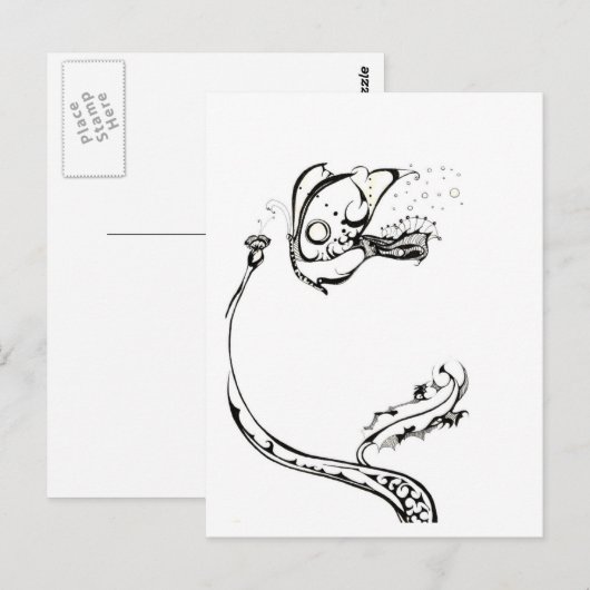 Vlinder Briefkaart (Voorkant / Achterkant)