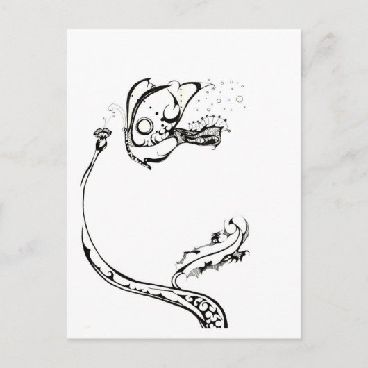 Vlinder Briefkaart (Voorkant)