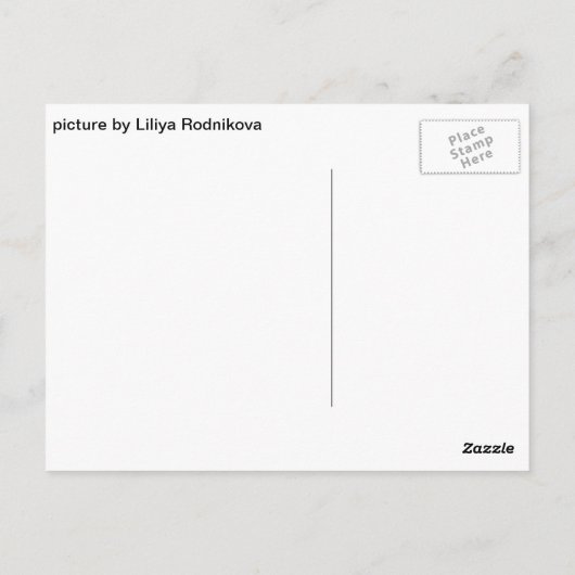 Vlinder Briefkaart (Achterkant)