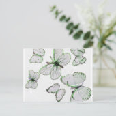 vlinder Briefkaart (Staand voorkant)