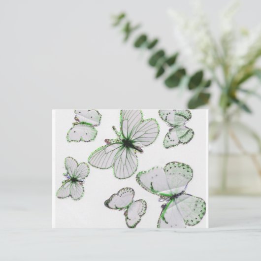 vlinder Briefkaart (Staand voorkant)