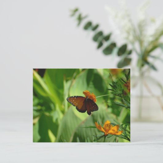 Vlinder Briefkaart (Staand voorkant)