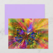 vlinder briefkaart (Voorkant / Achterkant)