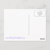 vlinder briefkaart (Achterkant)