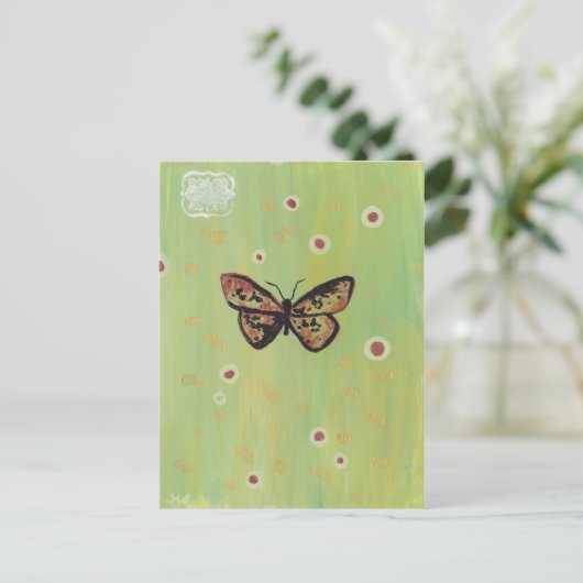 Vlinder Briefkaart (Staand voorkant)