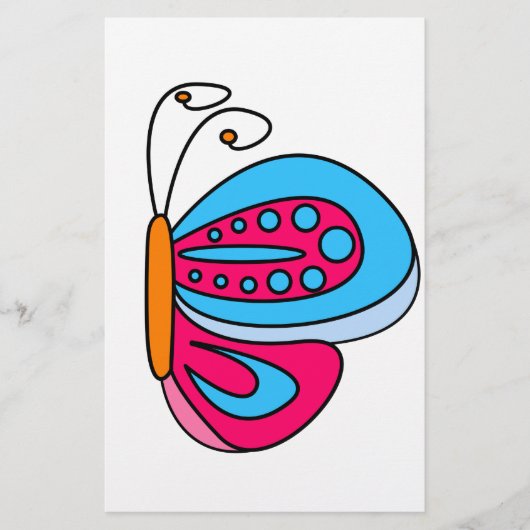 Vlinder Briefpapier (Voorkant)