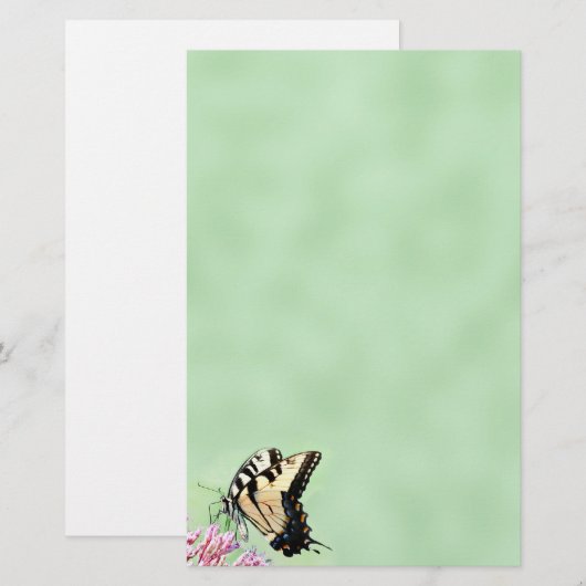 Vlinder Briefpapier (Voorkant / Achterkant)