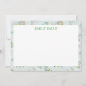 vlinder-Briefpapier Notitiekaartje (Voorkant)