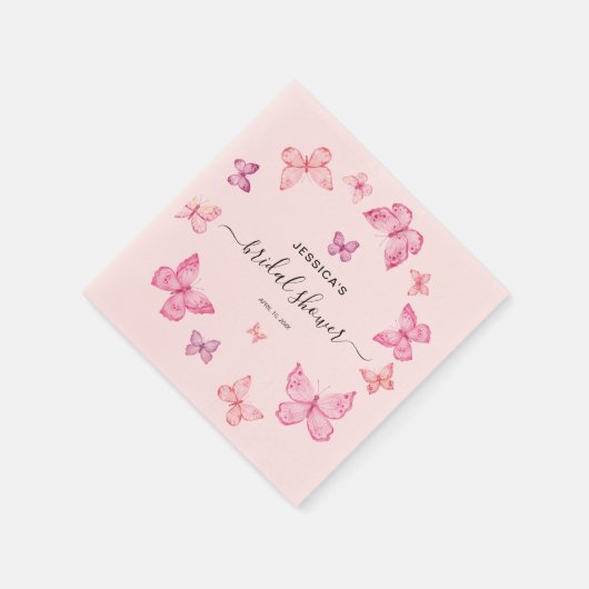 Vlinder Bruiloft Feest Decor Servet (Hoek)