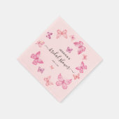 Vlinder Bruiloft Feest Decoratie Servet (Hoek)