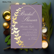 Vlinder Bruiloft Lavendel Goud Modern Chic