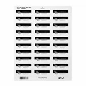 Vlinder bruiloft Return Address Label (Full Sheet)