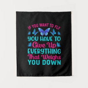 Vlinder Cadeau Als Je Wilt Vliegen Wandkleed