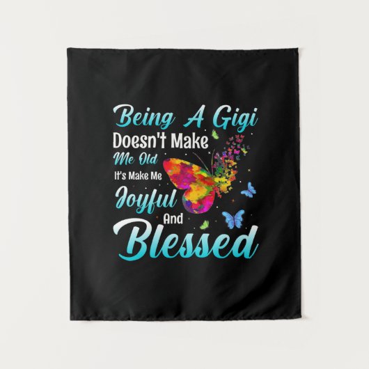Vlinder Cadeau | Een GiGi Zijn Wandkleed (Voorkant)
