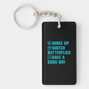 Vlinder Cadeau Wakker Worden Wat Vlinder Sleutelhanger