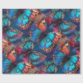 vlinder cadeaupapier (Vlak)