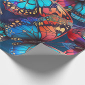 vlinder cadeaupapier (Hoek)