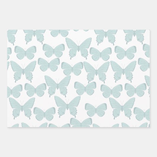 Vlinder cadeaupapier (Voorkant)