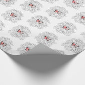Vlinder cadeaupapier met Rozen (Hoek)