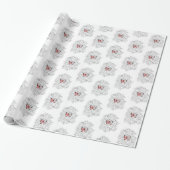 Vlinder cadeaupapier met Rozen (Uitgerold)