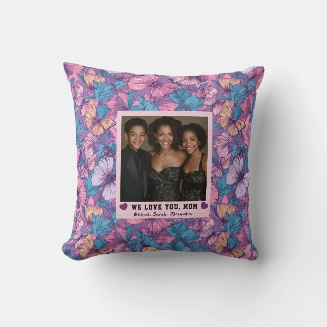 Vlinder Camo Beste Kat Moeder Thuis Styling Romant Kussen (Voorkant)
