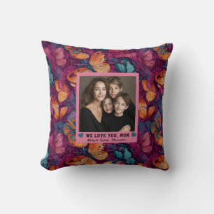 Vlinder Camo Moederdag decoratief ontwerp  Kussen