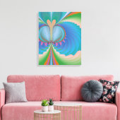 Vlinder Canvas Afdruk (Insitu (Woonkamer))
