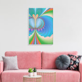 Vlinder Canvas Afdruk (Insitu (Woonkamer))