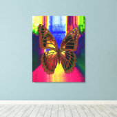 Vlinder Canvas Afdruk (Insitu (Houten vloer))