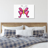 Vlinder Canvas Afdruk (Insitu (Slaapkamer))