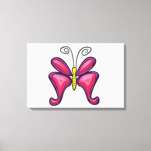 Vlinder Canvas Afdruk (Voorkant)