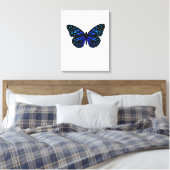 vlinder canvas afdruk (Insitu (Slaapkamer))