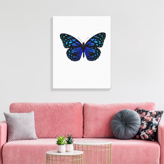 vlinder canvas afdruk (Insitu (Woonkamer))
